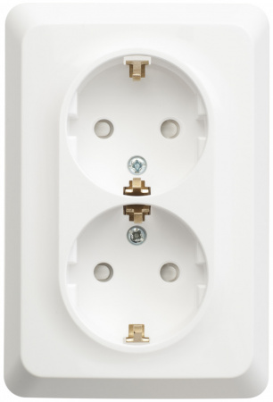 SE Этюд Бел Розетка 2-ая с/з со шторками 16А 250B