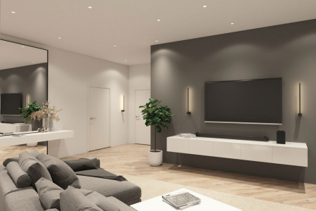 DK3055-WH Встраиваемый светильник, IP 20, 10 Вт, GU5.3, LED, белый, пластик