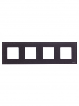 ABB NIE Zenit Стекло кофейное Рамка 4-я 2+2+2+2 мод