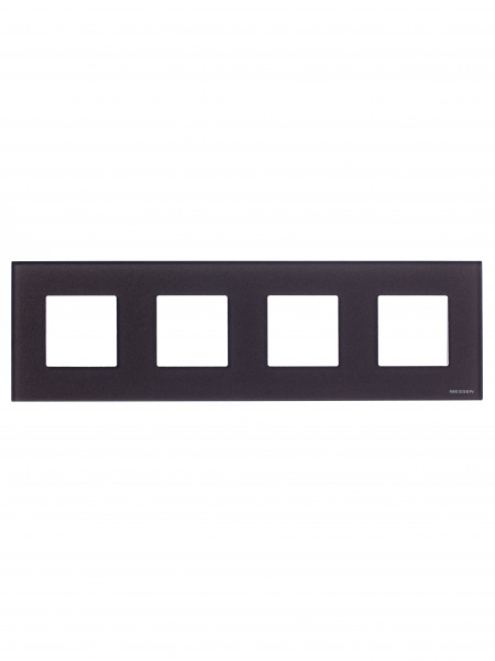 ABB NIE Zenit Стекло кофейное Рамка 4-я 2+2+2+2 мод