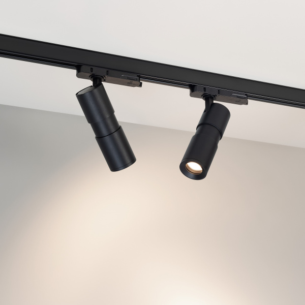 Arlight Светильник LGD-ARTEMIS-TRACK-4TR-R55-12W Day4000 (BK, 8-80 deg, 230V, DALI) (IP20 Металл, 5 лет)