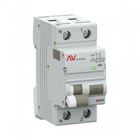 EKF Дифференциальный автомат DVA-10 1P+N 16А (C) 30мА (A) 10кА AVERES