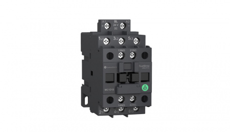 Systeme Electric Контактор MC1D 3P 12A НО+НЗ 24VDC с пониженным током потребления катушки