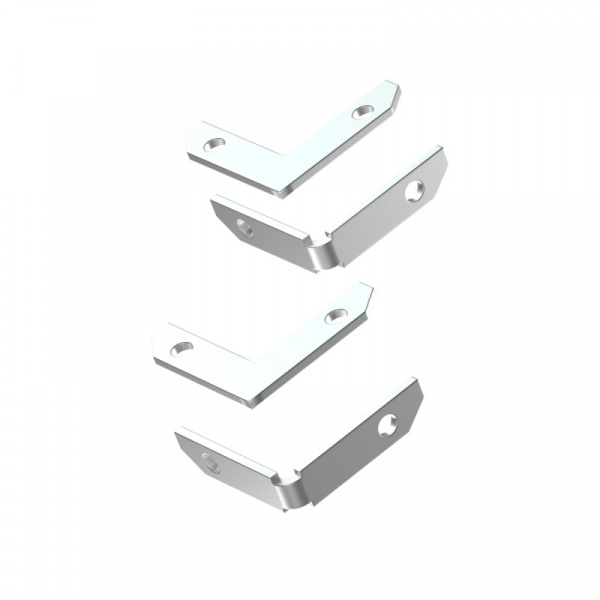 TR2027-AL Комплект угловых соединителей трека SMART ONE, алюминий