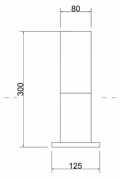 Фонарь уличный (столб) O418FL-01B Maytoni Willis