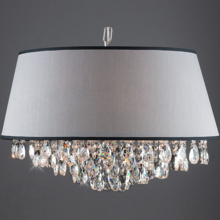 Подвесная люстра с хрусталем 10092/5 хром Eurosvet Opera