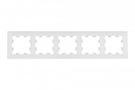 Systeme Electric AtlasDesign Nature Натуральное стекло Белый Рамка 5-ая