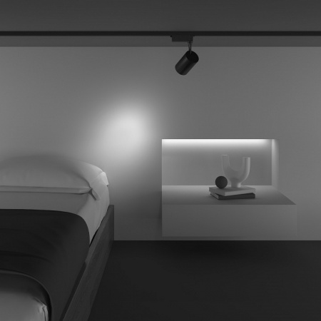 Трековый светильник Single phase track system UNITY TR003-1-10W3K-S-B Maytoni Vuoro