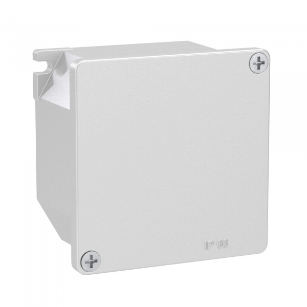 DKC Коробка ответвительная алюминиевая окрашенная, IP66/IP67, RAL9006, 90х90х53мм