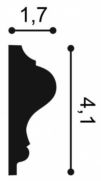 P8030F молдинг гибкий