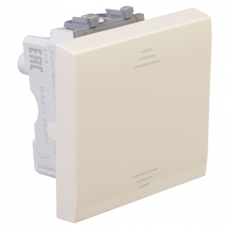 DKC Avanti Ванильная дымка Выключатель 16A 2 модуля