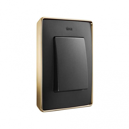 Simon 82 Detail Графит, основание золото Рамка 1-ая