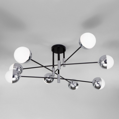 Потолочная люстра в стиле лофт 70129/8 хром Eurosvet Nuvola