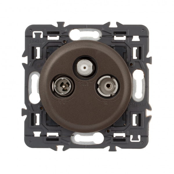 Legrand Celiane2 Графит Накладка роз.TV-FM-SAT