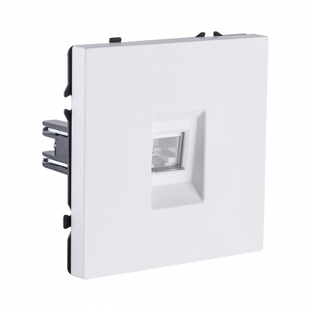 Розетка телефонная RJ11, белый матовый Kollinger Eclipse EC-019WH