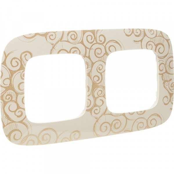 Legrand Valena ALLURE Нарцисс золото Рамка 2-ая