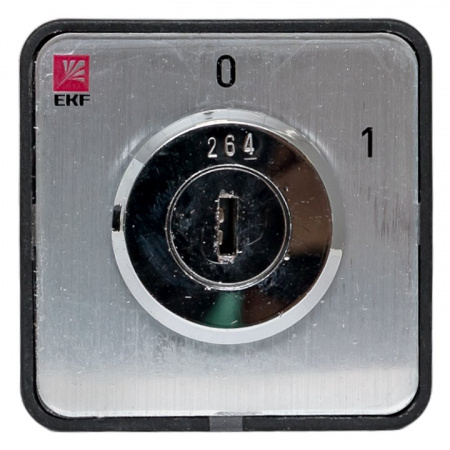 EKF PROxima Переключатель кулачковый ПК-1-113 25А 3P «0-1» с ключом