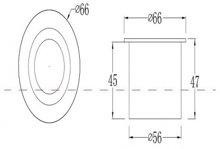 Встраиваемый светильник O037-L3B3K Maytoni Limo