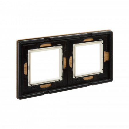 DKC Avanti Беленый дуб Дерево Рамка 4 модуля