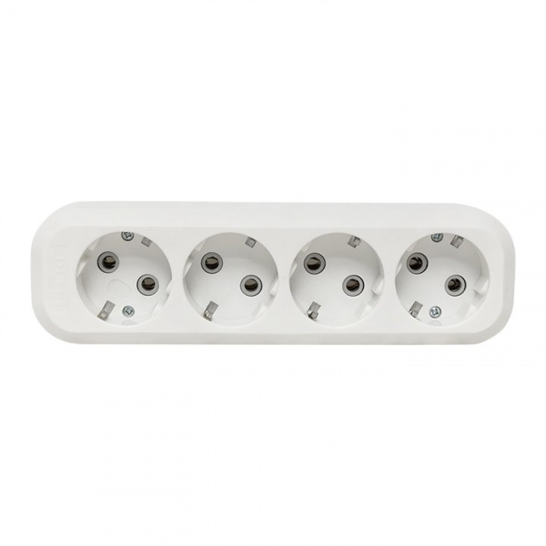 EKF PROxima Колодка 4 гн. 16А 3,5кВт с/з Эксперт