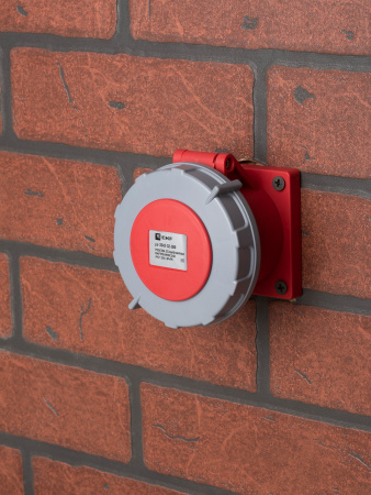 EKF PROxima Розетка стационарная внутренняя 3242 3Р+РЕ 32А 380В IP67