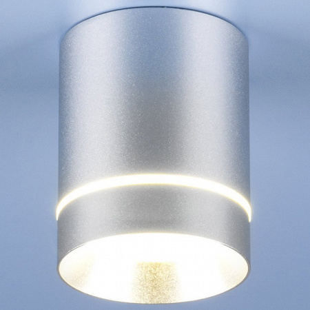 Накладной акцентный светодиодный светильник DLR021 9W 4200K хром матовый Elektrostandard Topper a037519