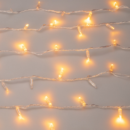 Arlight Светодиодная гирлянда ARD-STRING-CLASSIC-1000-CLEAR-100LED-PULSE Yellow (230V, 7W) (Ardecoled, IP65)