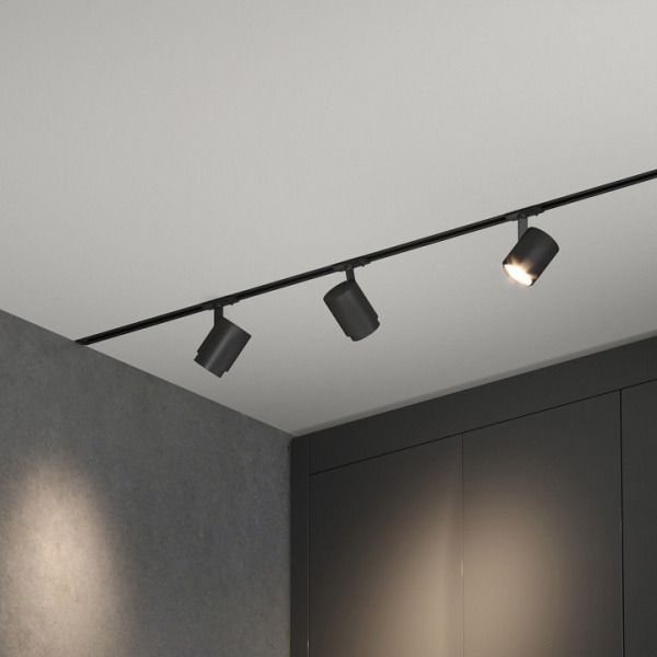 Светильник потолочный светодиодный Cors чёрный матовый 10W 4200K (85513/01) однофазный 85513/01 Elektrostandard Cors a062389