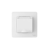 Systeme Electric Blanca внутр Бел Розетка с/з IP44 со шторками, с крышкой, 16А, 250В