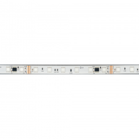 Arlight Лента герметичная DMX-PFS-B60-12mm 24V RGB-PX6 (14 W/m, IP68, 5060, 5m) (бегущий огонь)