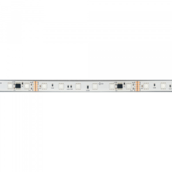 Arlight Лента герметичная DMX-PFS-B60-12mm 24V RGB-PX6 (14 W/m, IP68, 5060, 5m) (бегущий огонь)