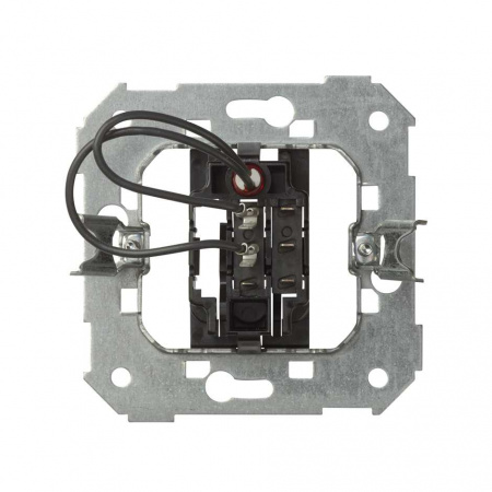 Simon 75 Мех Выключатель под карточку с 1 микровыключателем, проходной со свет.индик, 6А(2А), 250В, S82,82N,88