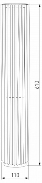 Светильник садово-парковый Entero 10W черный 4000К 35189/F Elektrostandard Entero a070268