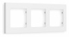 Рамка ALFA Techno (Белый матовый) 3-ая AF220123