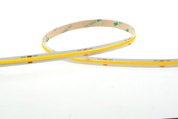 Donel Светодиодная лента COB, 8мм, 9.6W/m, 3000K, 855 Lm/m, DC24V, CRI>95, IP20м, DN18338WWRA95