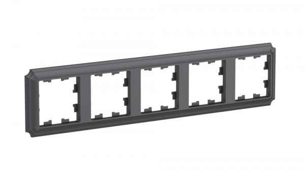Systeme Electric AtlasDesign Antique Базальт Рамка 5-ая, универсальная
