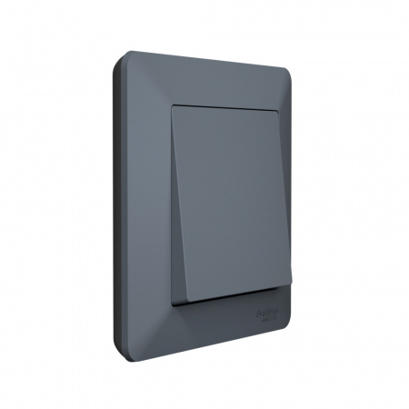 Systeme Electric AtlasDesign Air Грифель/дымчатый черный Рамка 1-ая