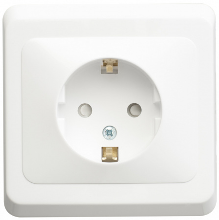 SE Этюд Бел Розетка 1-ая с/з с защитными шторками
