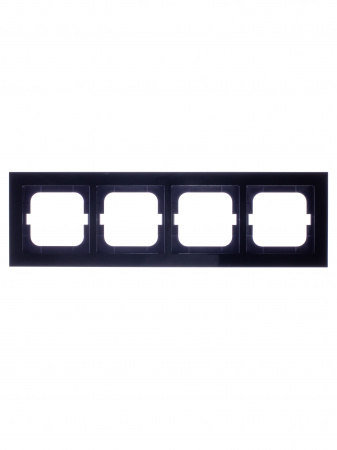 ABB BJE Axcent Черный Рамка 4-ая