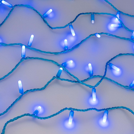 Arlight Светодиодная гирлянда ARD-STRING-CLASSIC-10000-BLUE-100LED-MILK-FLASH Blue (230V, 7W) (Ardecoled, IP65)