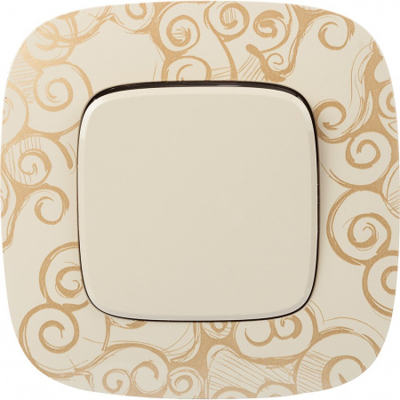 Legrand Valena ALLURE DIY Сл.кость Выключатель 1-клавишный 10А 250В