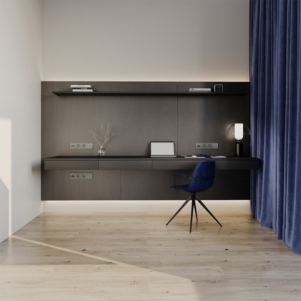 Рамка пластиковая VOLTUM S70 на 4 поста, (титан)