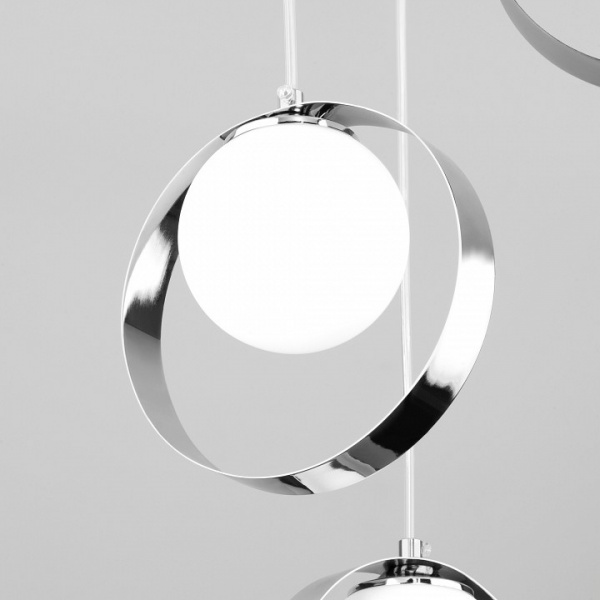 Потолочный светильник с плафонами 50205/3 хром Eurosvet Dublin