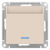 SE AtlasDesign Беж Переключатель карточный с задержкой времени, механизм