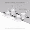 DK3072-WH Встраиваемый светильник, IP 20, 10 Вт, GU5.3, LED, белый/белый, пластик