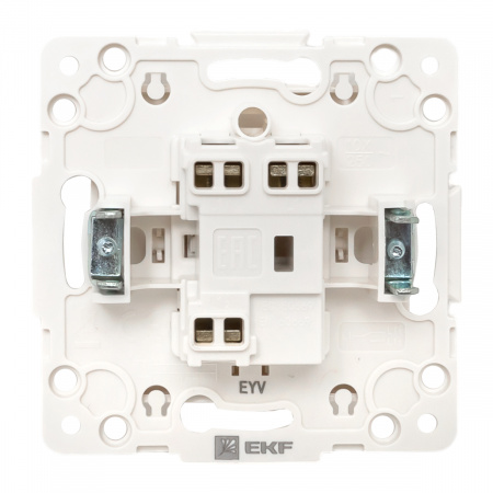 EKF PROxima Стокгольм Белый Выключатель проходной 1-кл, 10А, винт.клеммы