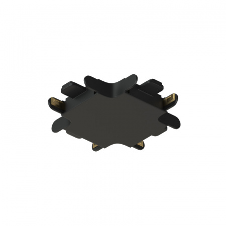 Соединитель X-образный для треков Air, серия Base, пластик, чёрный