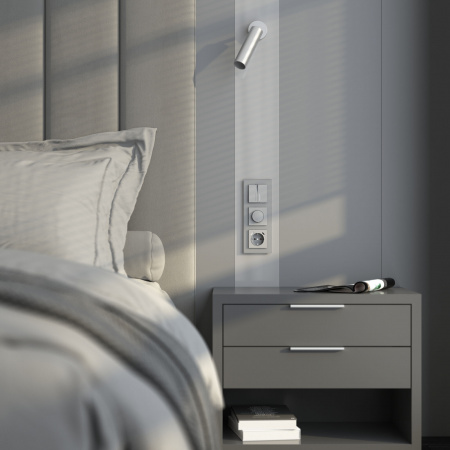 Рамка на 3 поста Senso (серебряный, стекло soft-touch) W0033106