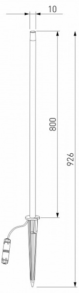 Светильник садово-парковый светодиодный Lumos черный 35168/F черный Elektrostandard Lumos a066689 Светильник садово-парковый светодиодный Lumos черный 35168/F черный Elektrostandard Lumos a066689