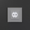 Розетка с подсветкой W (белый матовый) W1171461